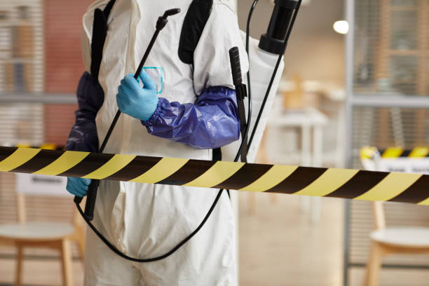 Professional Sewage Cleanup technician working in Clarks Hill, IN
